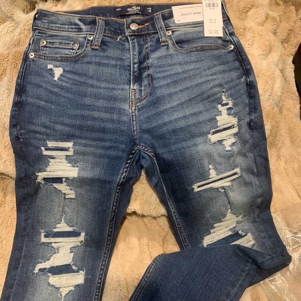Hollister athletic skinny jeans